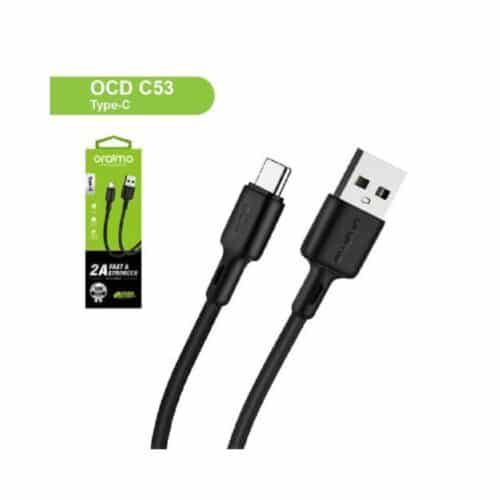 Cable Negro Oraimo USB-tipo C OCD-C53 1MT