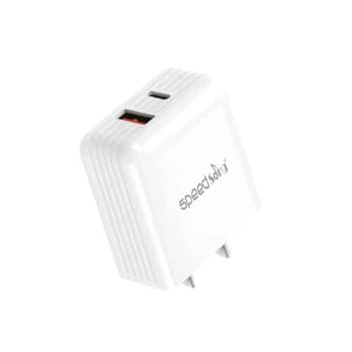 Adaptador De Pared Speed Song Sg-102C 40w Tipo Usb Y Tipo C