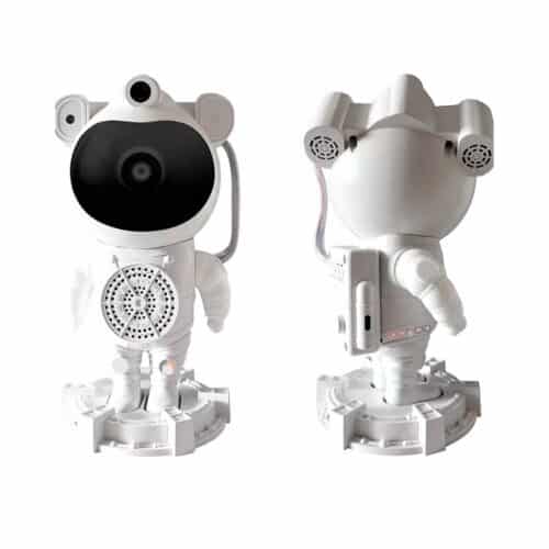 Astronauta Blanco Proyector De Galaxia